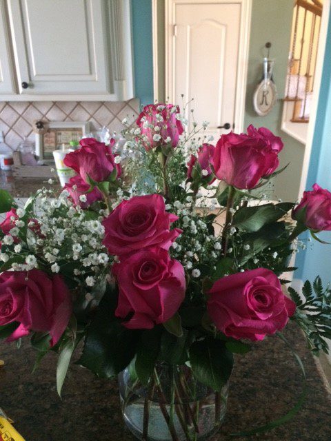 Using Baby's Breath from Valentine's Day Roses