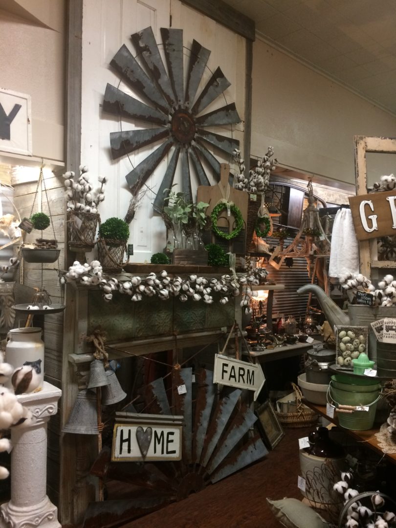 Interior glance of the Bird's Nest Store in Downtown Bryan, Texas