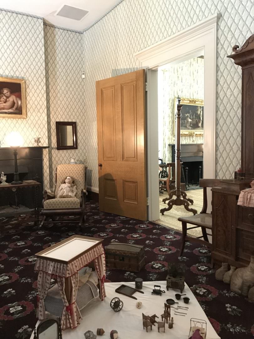 Play area in bedroom of the Melrose Plantation