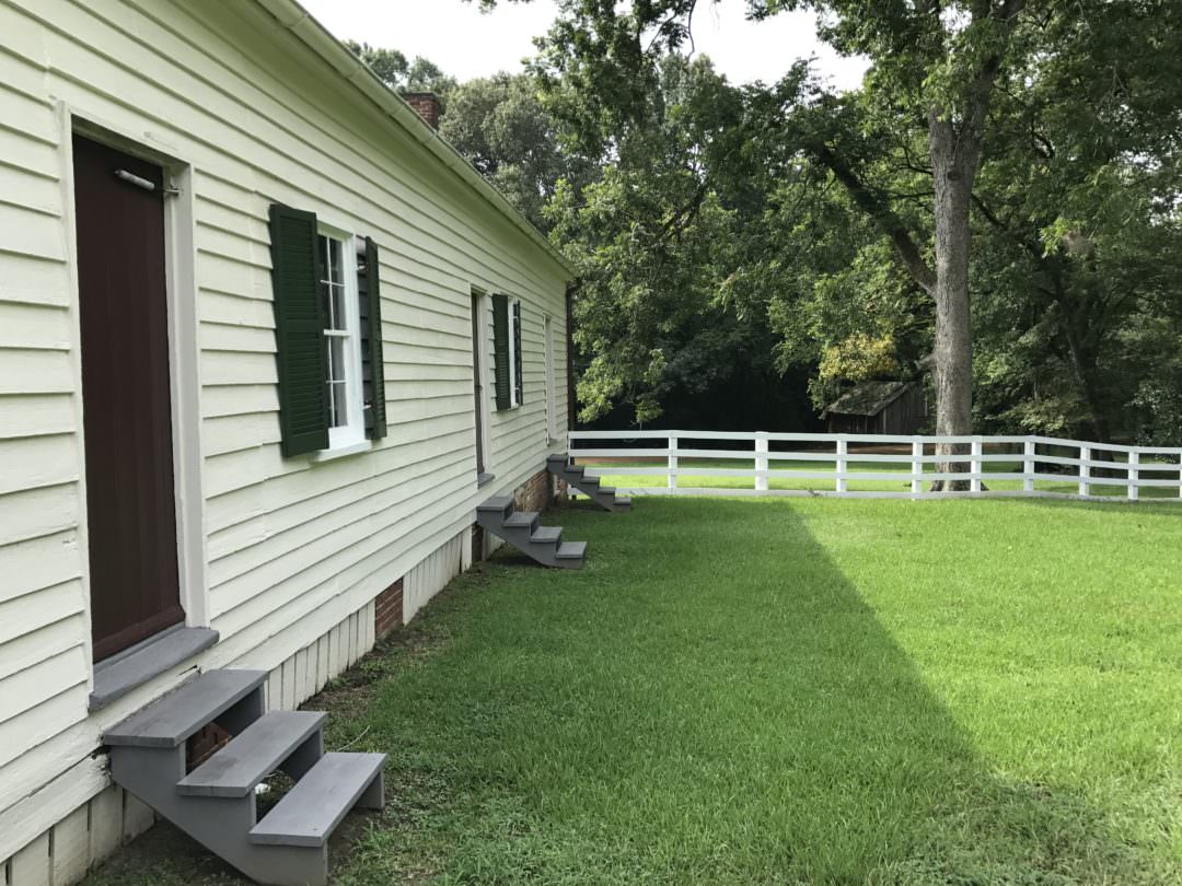 View of slave housing at Melrose Mansion in Natchez Mississippi