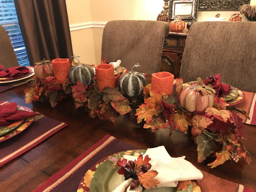 1 fall garland, 3 different centerpiece looks by countyroad407.com