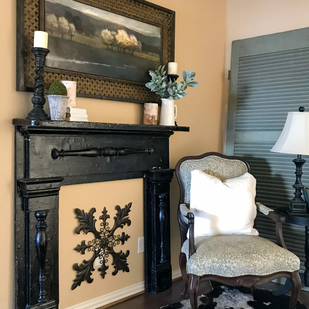 4 easy steps to decorating a mantel by CountyRoad407.com