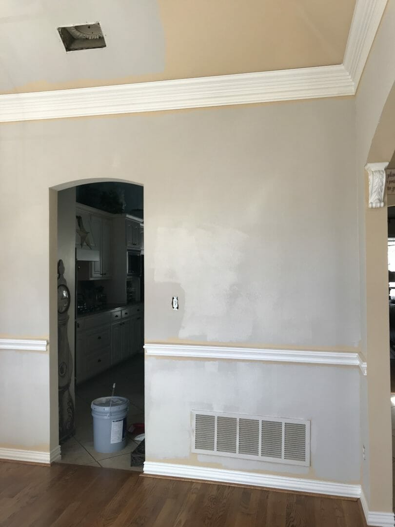 During the paint process for Accessible Beige by Sherwin Williams - Countyroad407.com