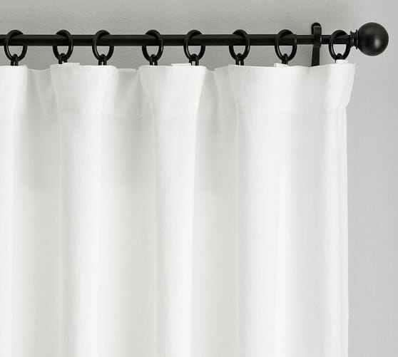 linen curtains for an urban farmhouse look. CountyRoad407.com