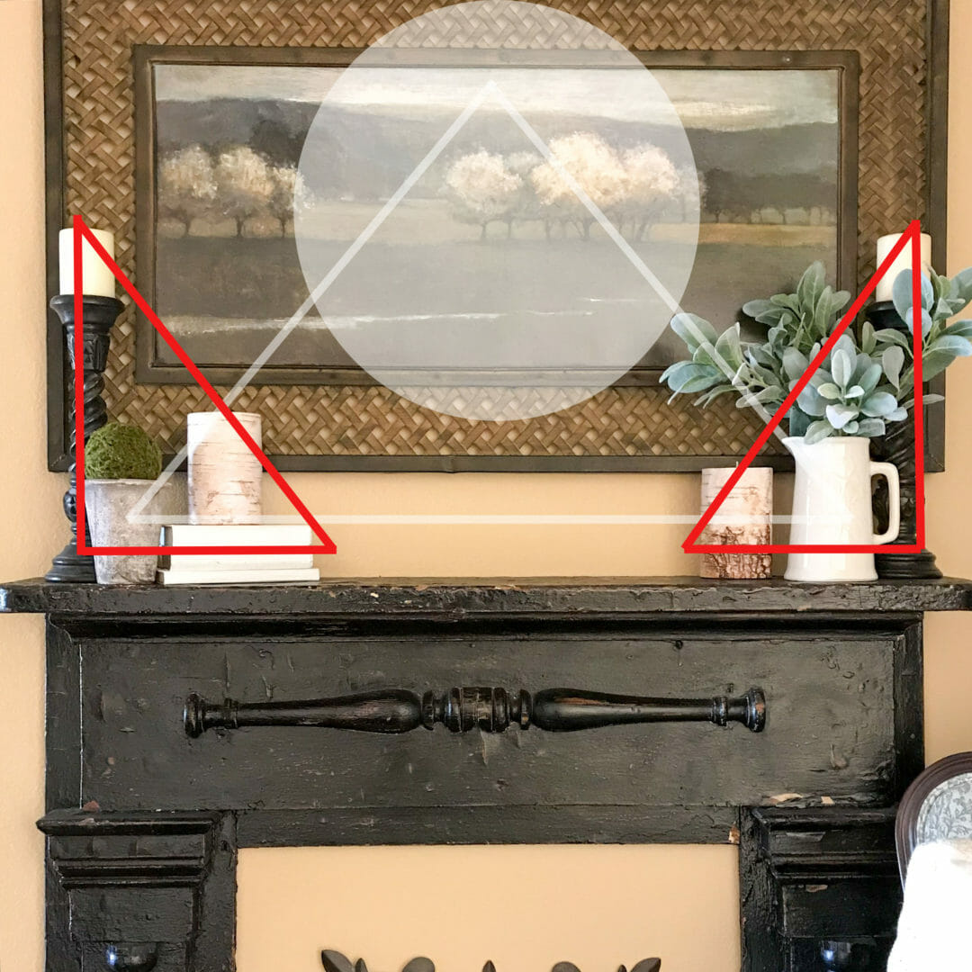 How to decorate a mantel in 4 easy steps! By Countyroad407.com