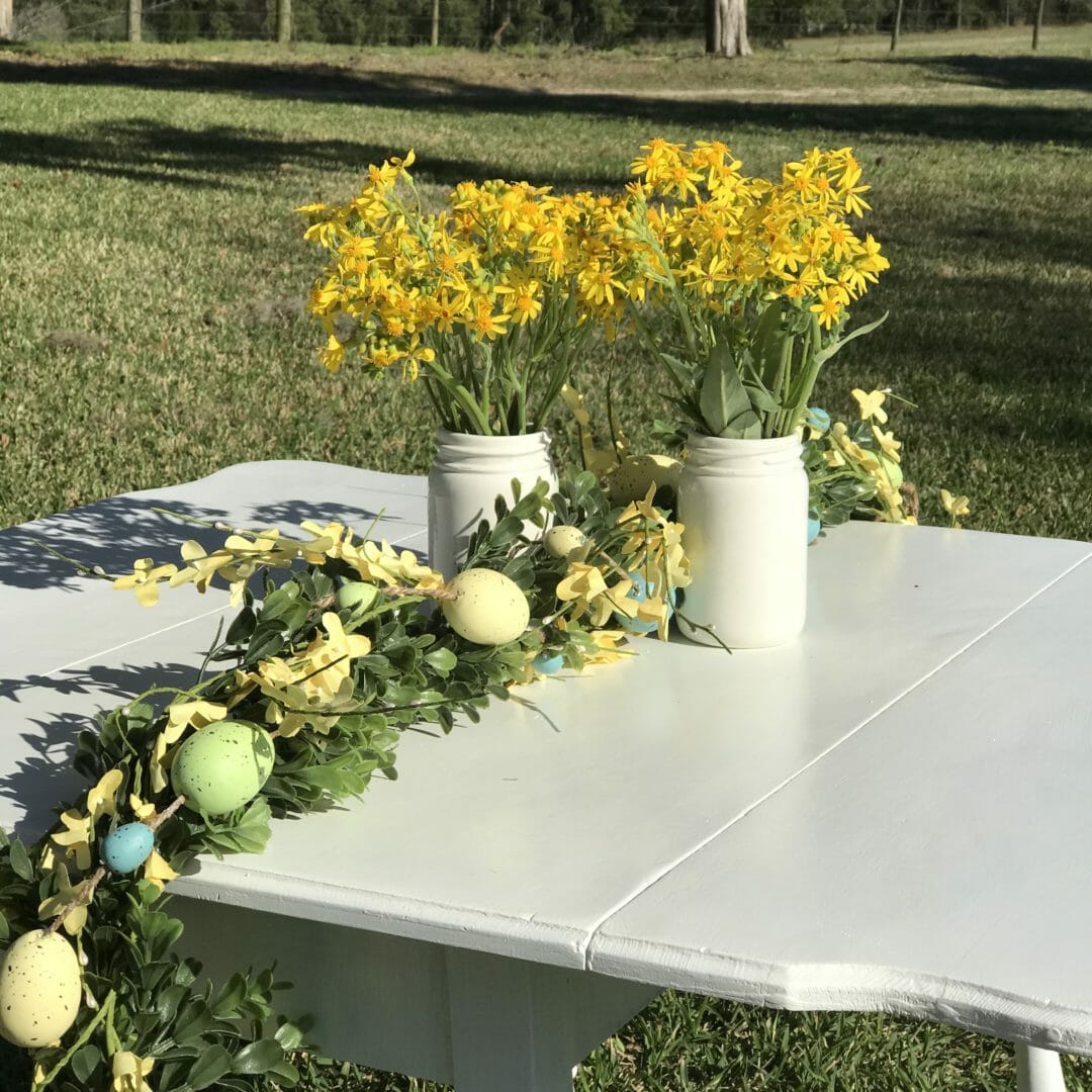 Quick Easter table Part 1 by CountyRoad407.com