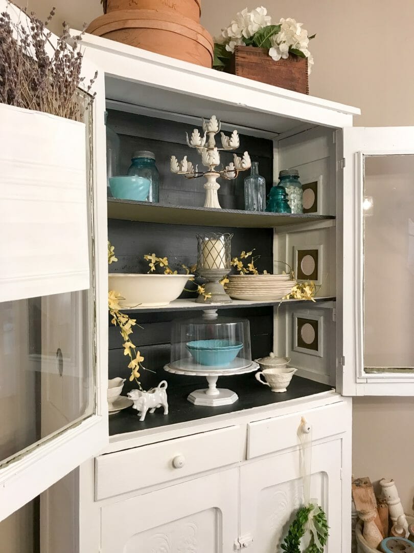 summer hutch with mini makeover by countyroad407.com