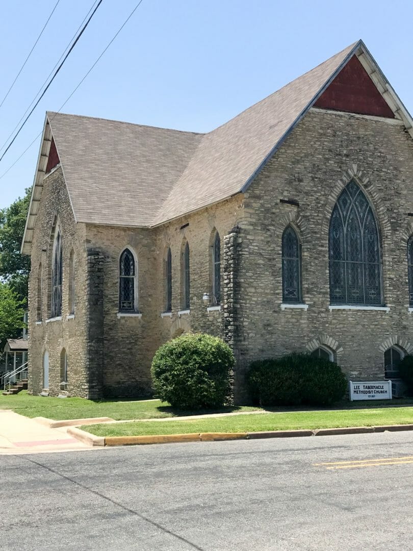 A beautiful historical church in Navasota Texas by Countyroad407.com