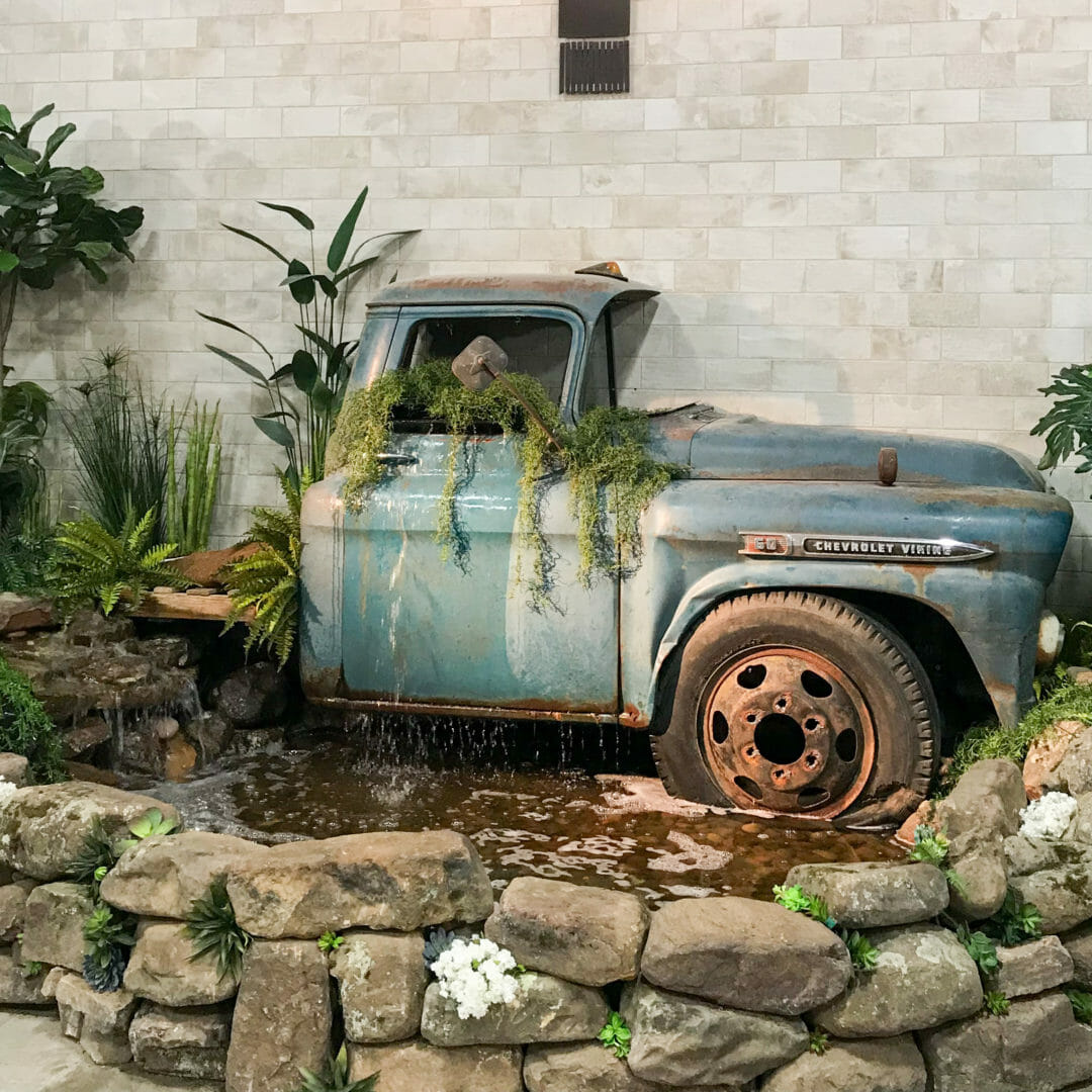 water display at the Painted Tree in Highland Village, TX By CountyRoad407.com