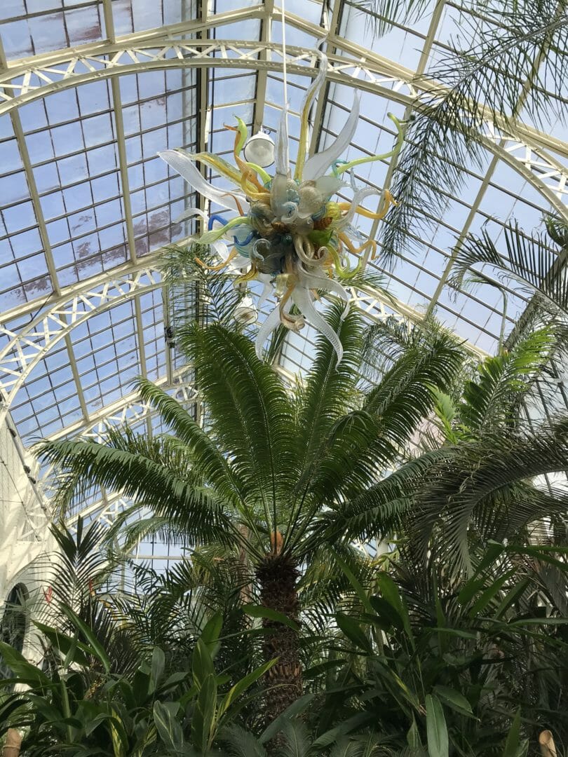 CHihuly chandelier at the Biltmore by CountyRoad407.com