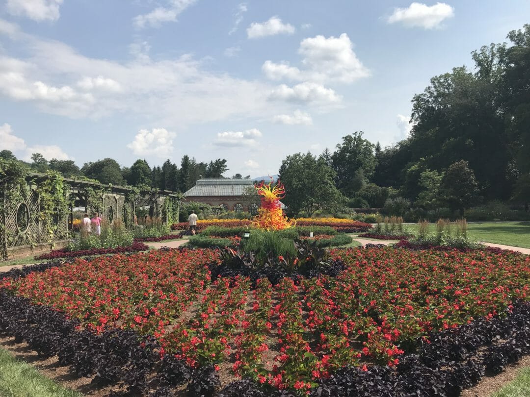 The Boltmore Estate CHihuly Exhibit in 2018 by CountyRoad407.com