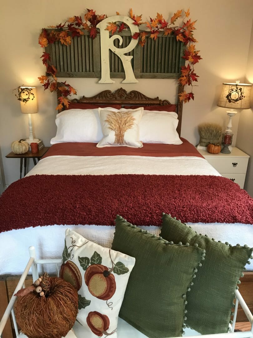 A cozy farmhouse bedroom tour from CountyRoad407.com