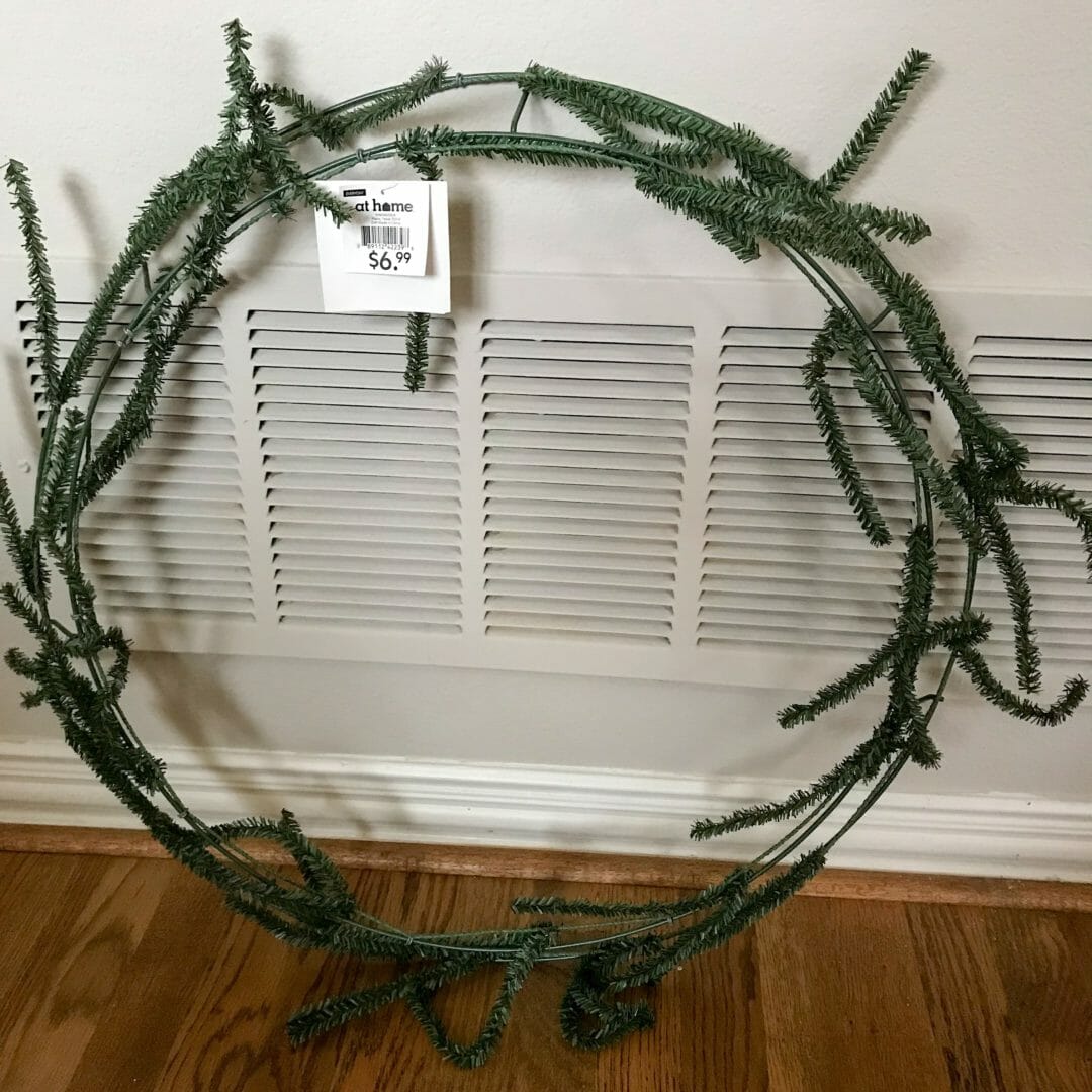 Easiest way to make a live wreath by CountyRoad407.com