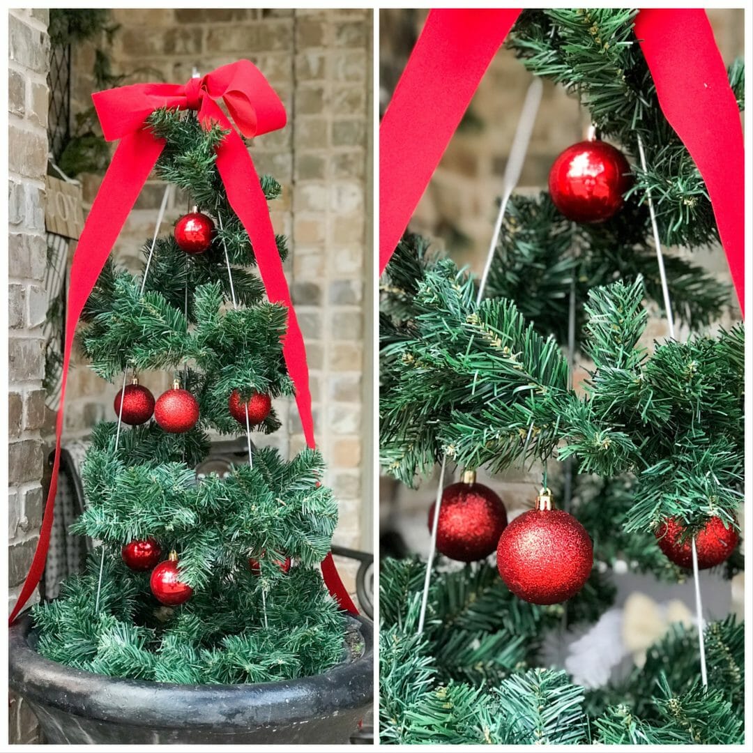 Easy CHristmas Decor project by CountyRoad407.com #ChristmasDecor #DIY #ChristmasDIY #EasyChristmasDIY #EasyChristmasDecorDIY