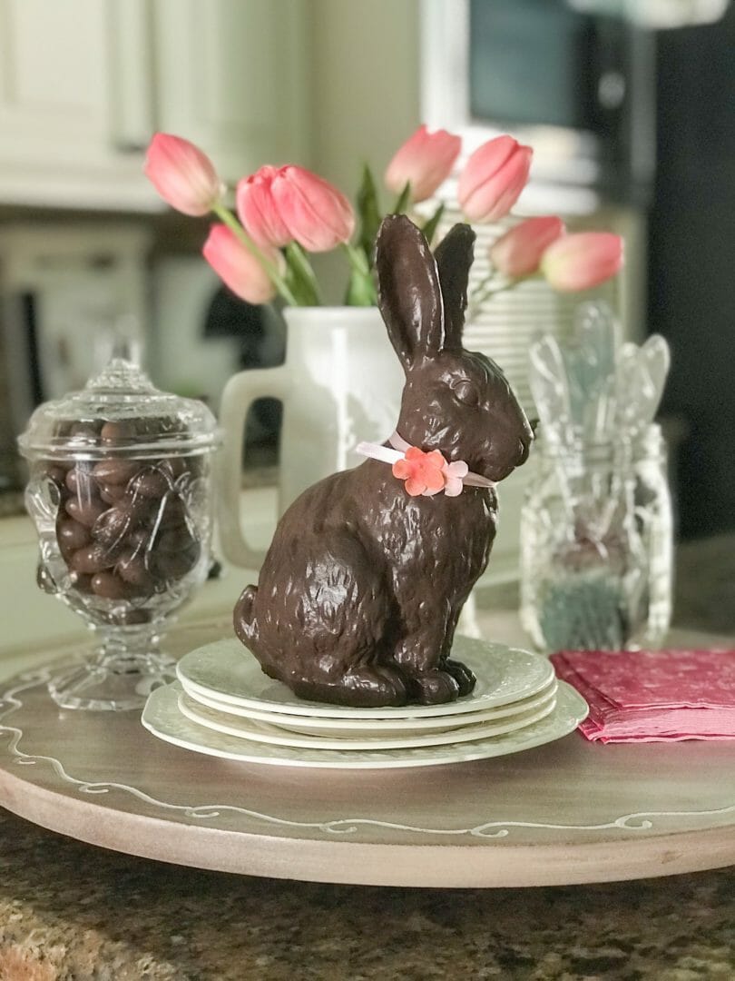 Ten on the Tenth blob hop with an Easter theme. By CountyRoad407.com #Eastercraft #easterdecor #easterideas #easter #crafts #springcraft #tenonthetenth