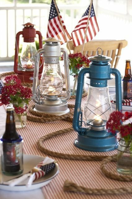 Last minute Patriotic Centerpiece ideas gathered by CountyRoad407.com #July4th #patrioticcenterpiece #patriotic #redwhiteandblue #Centerpieceideas #countyroad407