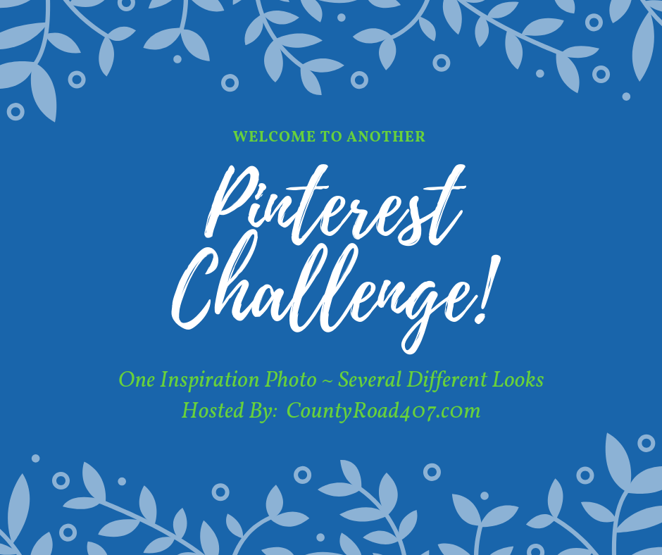 One lantern 4 ways and a Pinterest Challenge by CountyRoad407.com #Lanternideas #PinterestChallenge #Vignetteideas #tablevignette #CountyRoad407