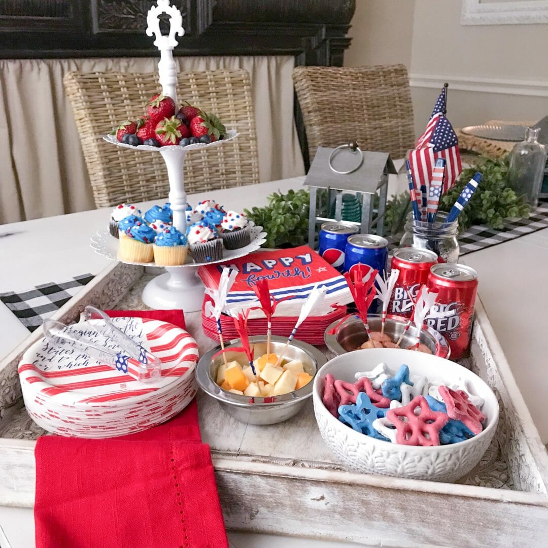 Patriotic Plasticware DIY