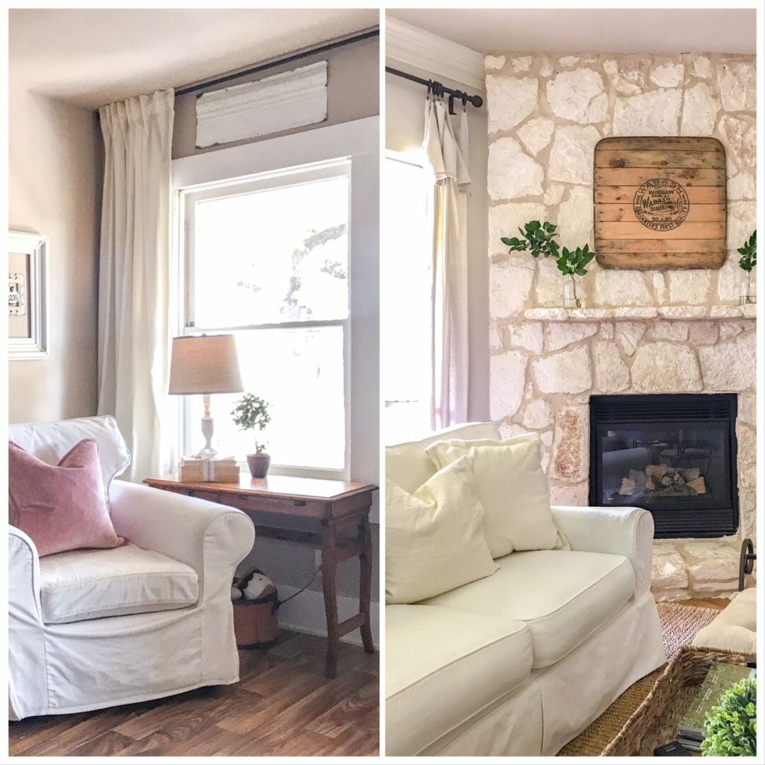 5 Ways to warm up a neutral room by CountyRoad407.com #decorating #neutralroom #farmhousedecorating #NeutralroomDecorating #CountyRad407 #NeutralDesign