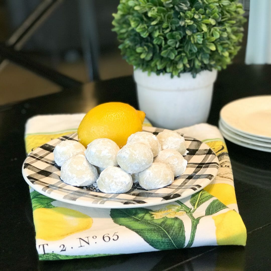 Lemon Tea Cookies by CountyRoad407.com #lemonrecipe #lemondessert #lemoncookies #easydessert #easylemondessert