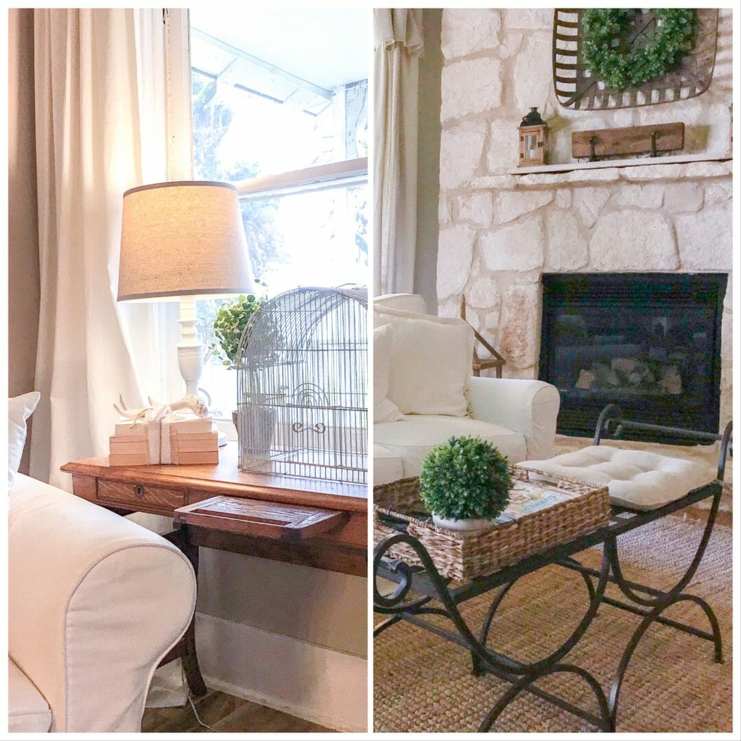 5 Ways to warm up a neutral room by CountyRoad407.com #decorating #neutralroom #farmhousedecorating #NeutralroomDecorating #CountyRad407 #NeutralDesign