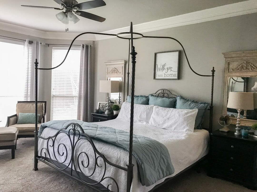Summer Bedroom Refresh and blog hop by CountyRoad407.com #summerbedroom #summerdecorideas #sumerdecor #bedrooms #summerdecor #countyroad497 #bloghop