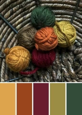 10 fall color combinations to get us excited about fall gathered by CountyRoad407.com #fall #fallcolors #fallcolorideas 