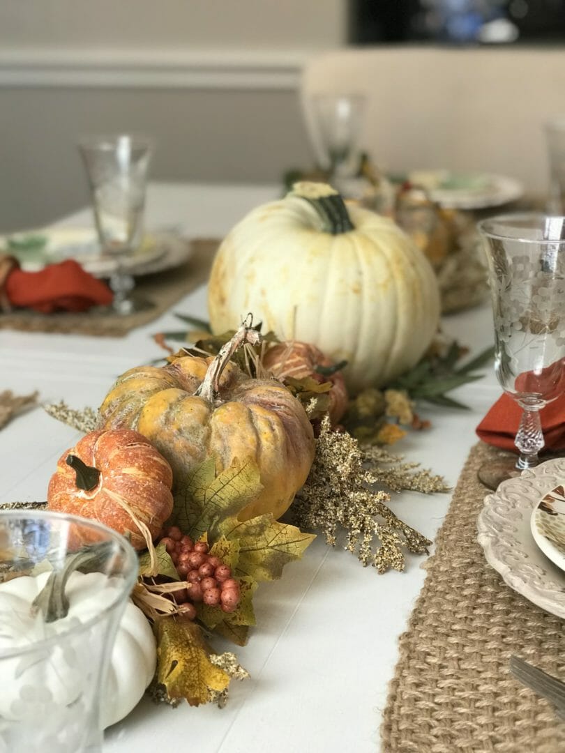 pumpkin centerpiece