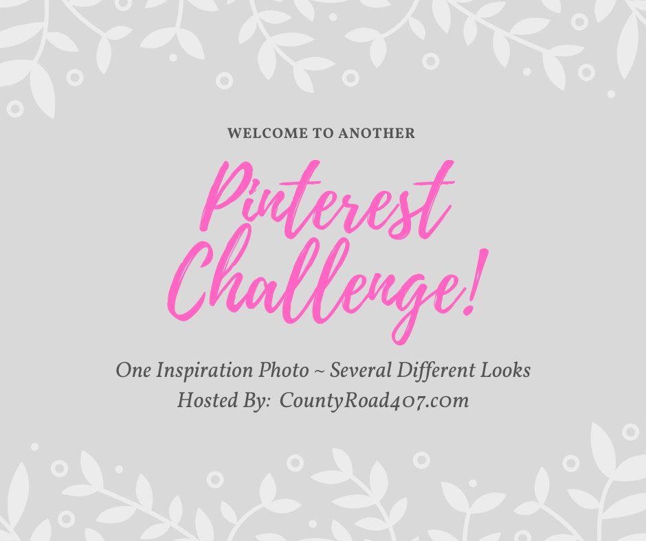 Pinterst Challenge graphic in gray and pink