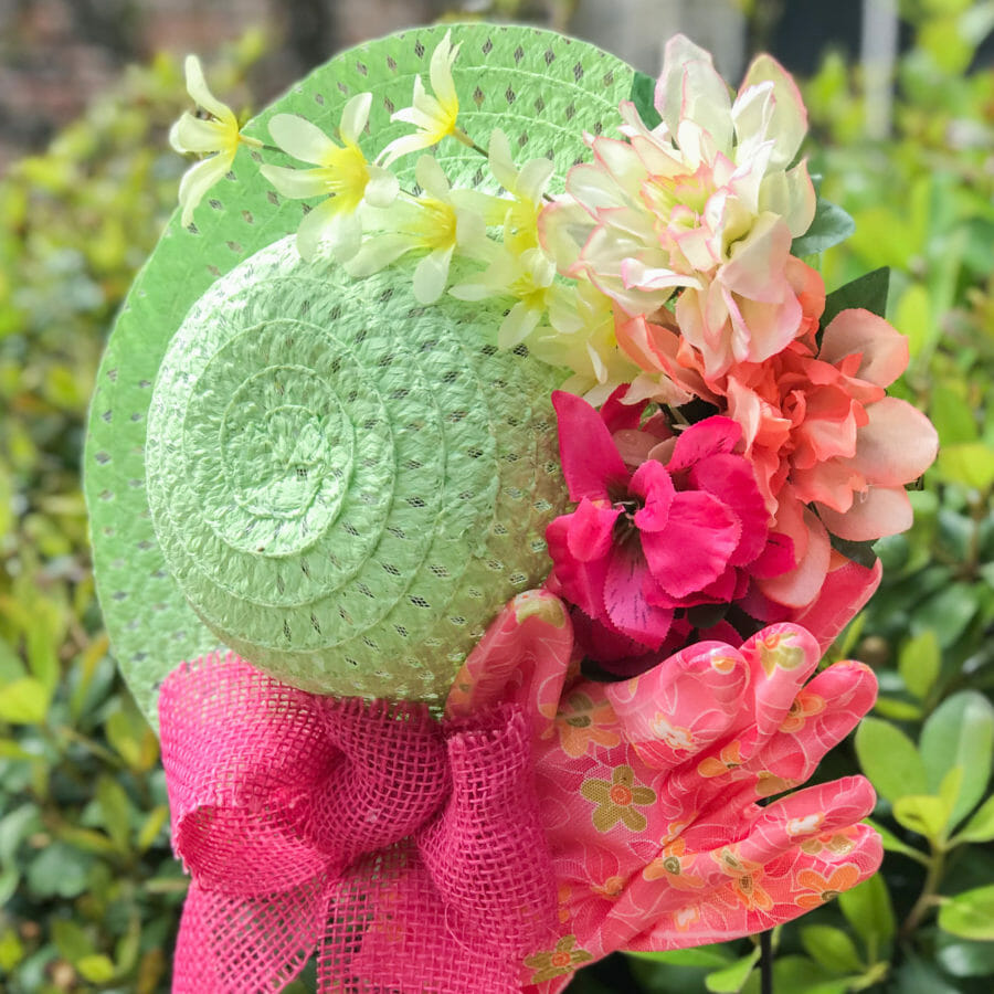 spring hat wreath 