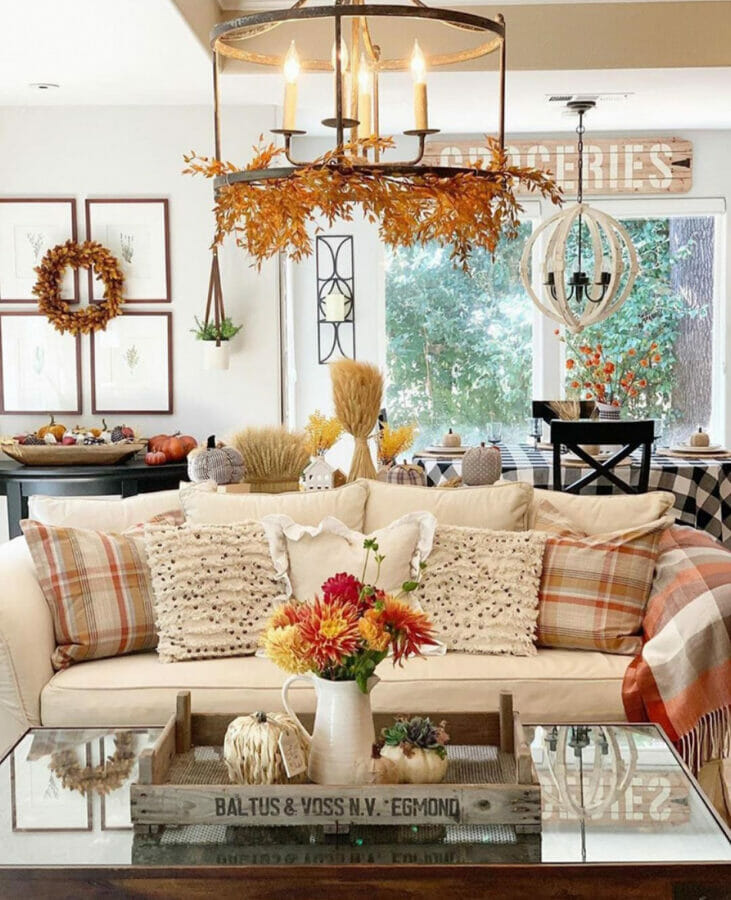 Jodie the Design Twins fall living room