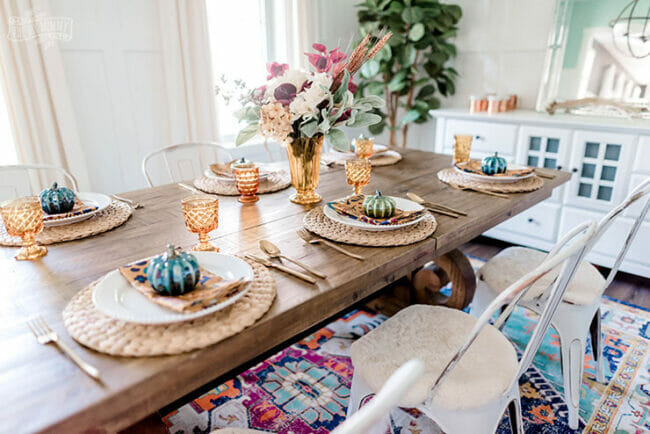 fall tablescape