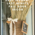 Easy Fall Decor Pinterest graphic