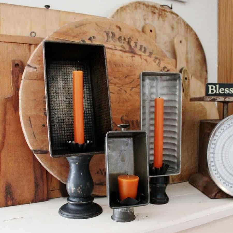 loaf pan candle holders