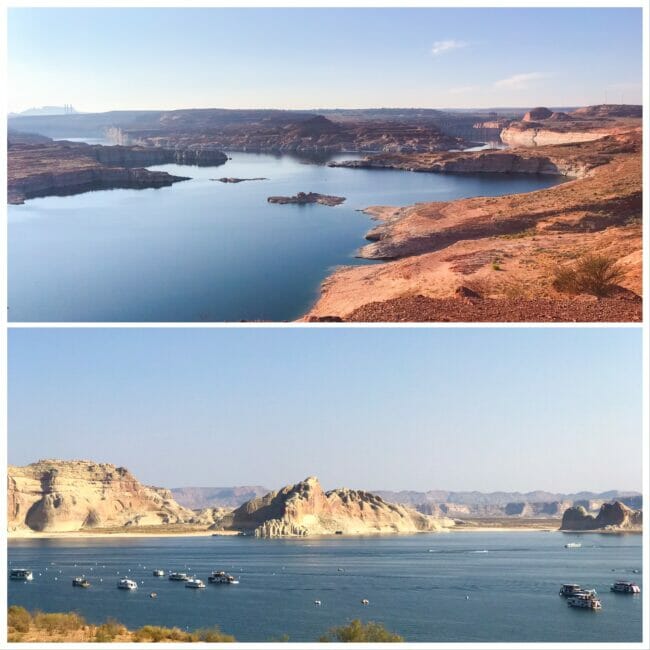 Collage of Lake Powell