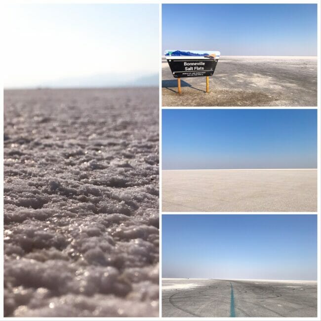 Bonneville Salt Flats collage