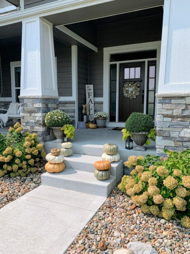 fall front porch