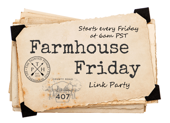 Farmhouse Friday Link Party graphic