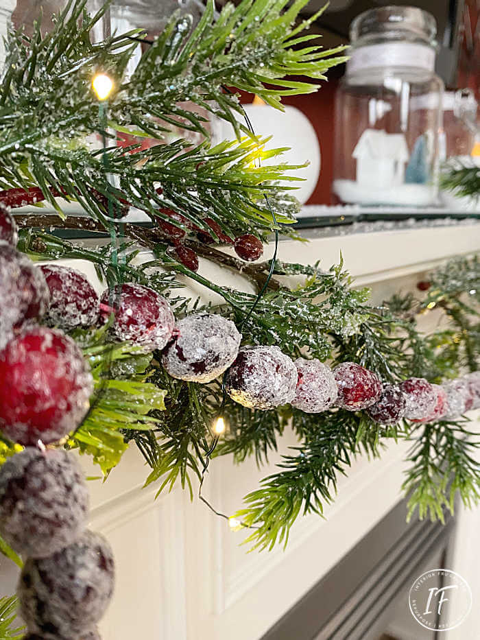 frosted cranberry garland