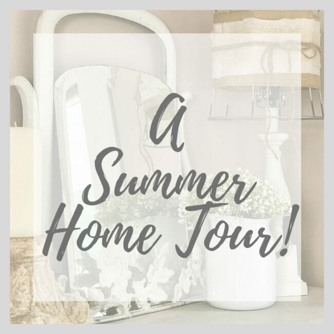 summer home tour graphic