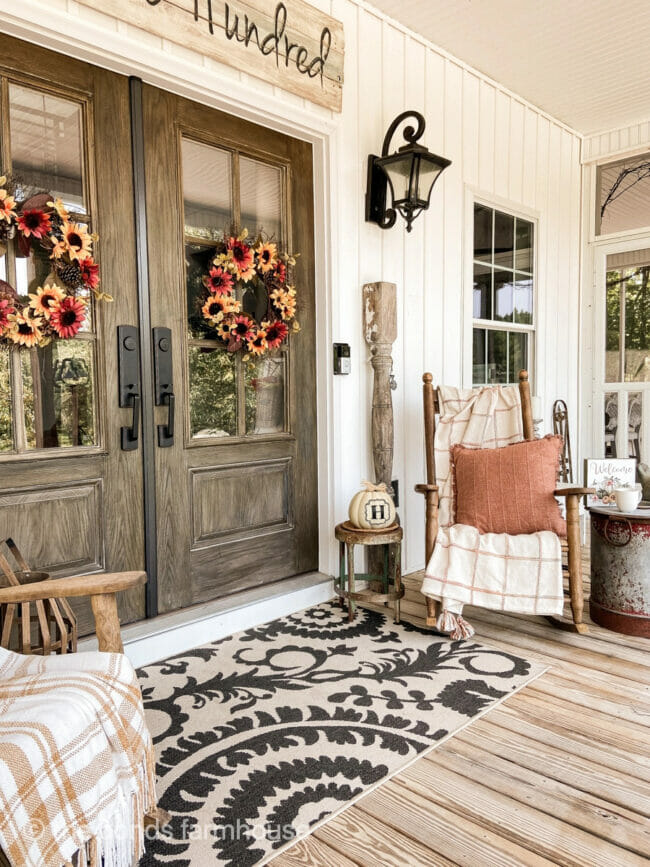 fall front porch