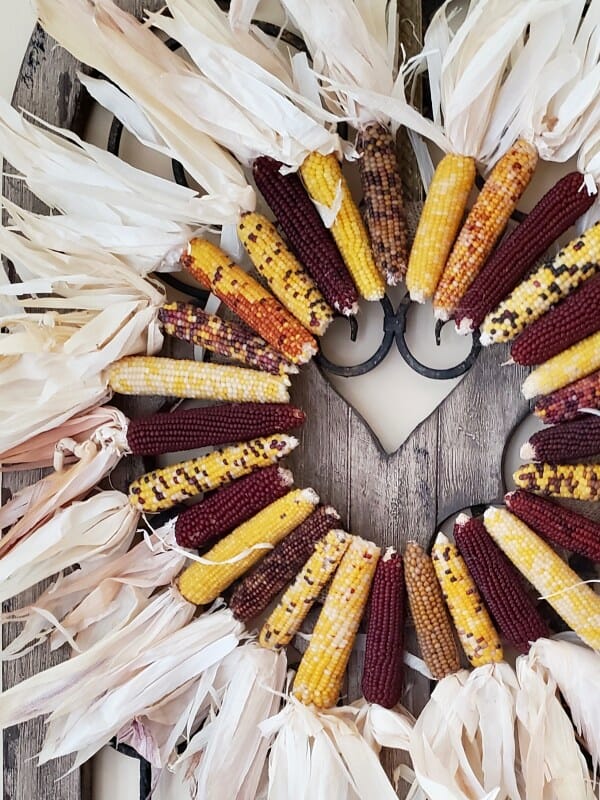 corn husk wreath