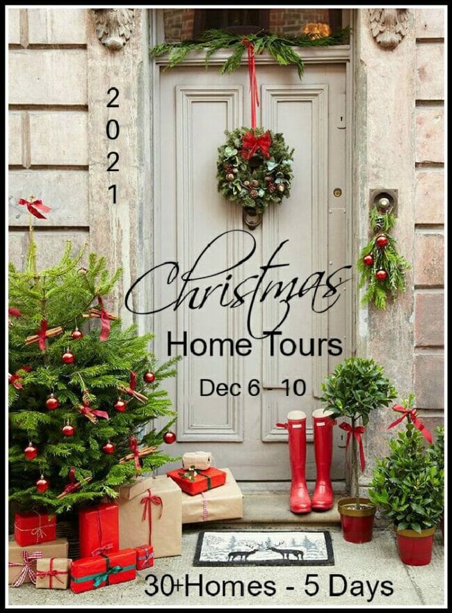 Christmas home tour graphic