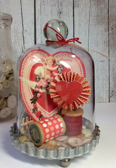 vintage valentine cloche