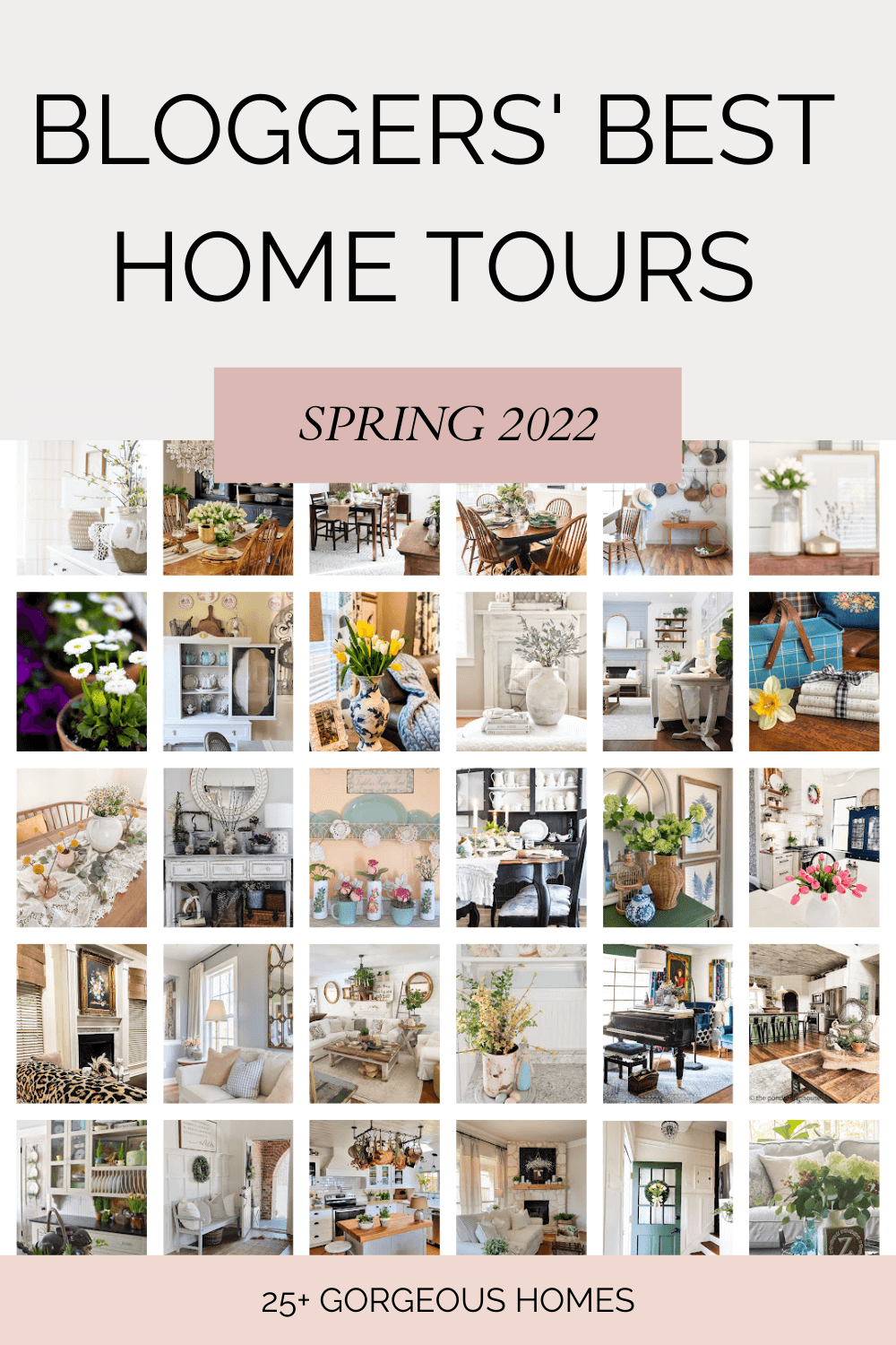 spring tour collage
