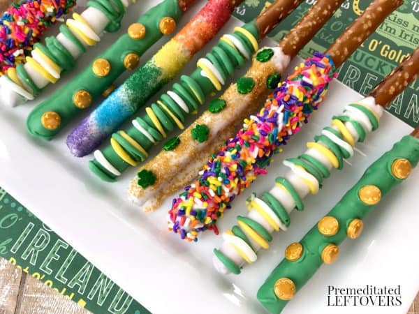 colorful pretzel rods