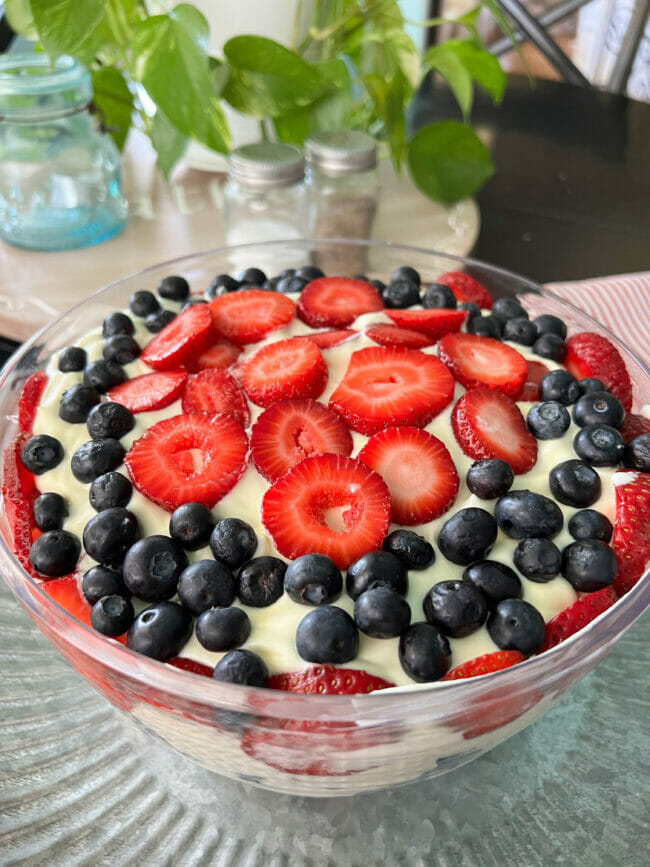 A quick and easy southern delight – The Patriotic Punch Bowl Cake