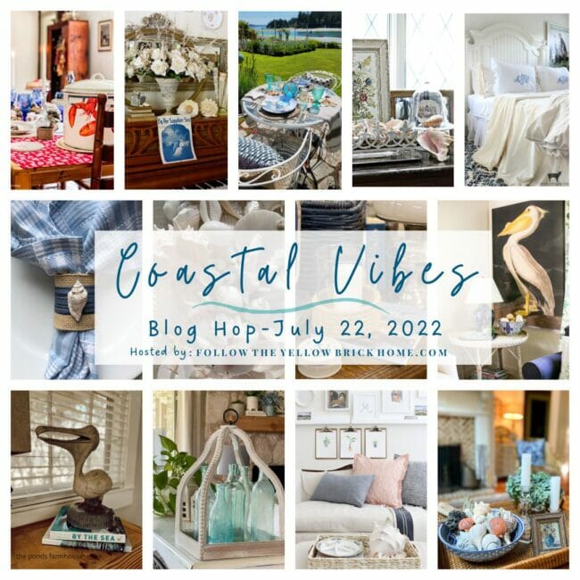 graphic for coastal vibes blog hop