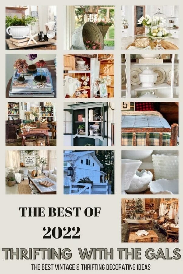 collage of vintage pieces for TWTG post