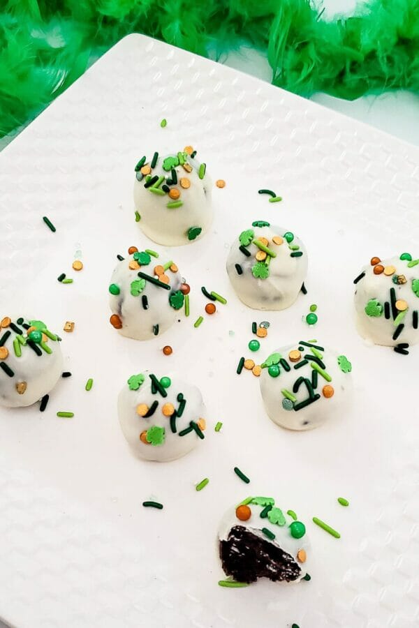 white oreo truffles